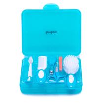 Kit Higiene Completo Cuidados Diários Do Bebê 6 Pçs Com Maleta