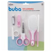 Kit higiene cuidados 4pçs rosa Buba Baby