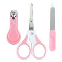 Kit Higiene Cuidados Bebê Tesoura Cortador Lixa Pimpolho Kit Higiene Cuidados Bebê Tesoura Cortador Lixa Pimpolho
