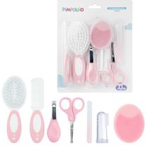 Kit Higiene Cuidados Para Bebê 07 Peças Bucha de Banho e Massageador de Gengiva - Pimpolho Baby