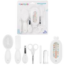 Kit Higiene Cuidados Para Bebê 07 Peças Termômetro e Massageador de Gengiva - Pimpolho Baby