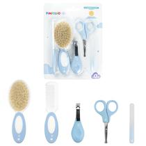Kit Higiene Cuidados Para Bebê Com 5 Peças Cerdas Naturais Pimpolho Kit Higiene Cuidados Para Bebê Com 5 Peças Cerdas Naturais Pimpolho