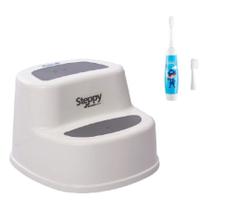 Kit Higiene Degrau Steppy e Escova de Dentes Elétrica - Burigotto