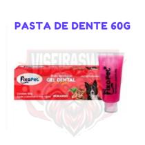 Kit Higiene Dental Pet - Pasta de Dente 60g + Escova Dente Longa + 2 Escova Dedeira para Caes/Gatos