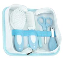Kit Higiene do Bebê 5 Peças com Estojo Necessaire Pimpolho Menino