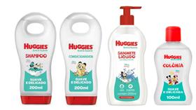 Kit Higiene Huggies Shampoo + Condicionador + Sabonete Liquido + Colônia Extra Suave