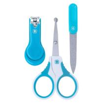 Kit Higiene Infantil 3 Peças - Azul - Pimpolho