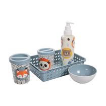 Kit Higiene Infantil c/ 5 peças Bichinhos Personagens Diversos - Plasútil Kit Higiene Infantil c/ 5 peças Bichinhos Personagens Diversos - Plasútil