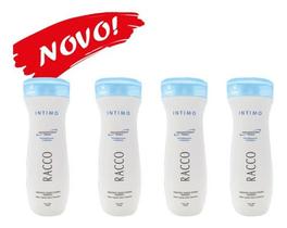 Kit Higiene Intima Com 4 Sabonetes Intimo Racco Elimina Odor Bactérias Masculino Feminino Unisex