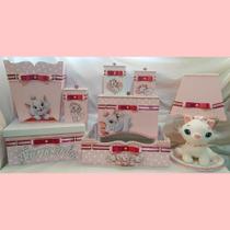 Kit higiene MDF luxo Mariê menina
