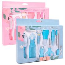 Kit Higiene Ohana Com Termômetro Cuidado Bebê Recém Nascido 10pçs Color