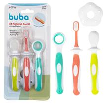 Kit Higiene Oral Escova de Dente Bebê Infantil Bucal Silicone Completo