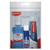 Kit Higiene Oral Viagem Esc + Enx 60Ml + Fio 25M + Creme 50G - Expressabr Distribuidora Logistica Ltda