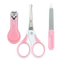 Kit Higiene para Bebe 3 Pecas Pimpolho Rosa