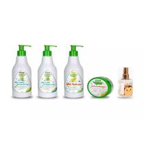 Kit Higiene Para Bebê Banho Completo Bioclub Com 5 Produtos