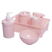 Kit Higiene Para bebê Infantil Trama Multiuso Com 5 Peças Menino e Menina Kit Higiene Para bebê Infantil Trama Multiuso Com 5 Peças Menino e Menina