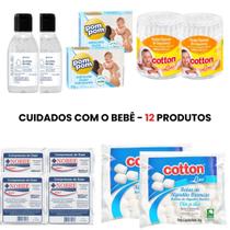 kit Higiene Para Bebê Recém-Nascido 6 Produtos