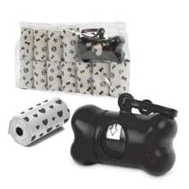 Kit Higiene para Coleiras (cata caca) Chalesco: 1 Porta Saquinho e 12 Rolos com 20 Saquinhos Cata Caca. Kit Higiene para Coleiras (cata caca) Chalesco: 1 Porta Saquinho e 12 Rolos com 20 Saquinhos Cata Caca.