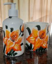 Kit higiene pessoal - Porcelana Decorada Kit higiene pessoal - Porcelana Decorada