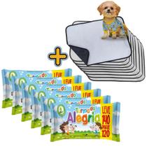 Kit Higiene Pet com 9 Tapetes Higiênicos Absorventes Médios + 6 Lenços Umedecidos Turma da Alegria Kit Higiene Pet com 9 Tapetes Higiênicos Absorventes Médios + 6 Lenços Umedecidos Turma da Alegria