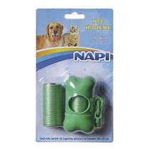 Kit Higiene Pet Napi Cães e Gatos com Refil de Sacos 2 Rolos - Item Sortido