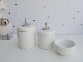 Kit Higiene Porcelana Bebê Moderno Quarto K015 Provençal