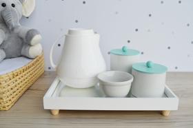 Kit Higiene Porcelana Bebê Moderno QuartoInfantil Banho K072