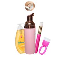 Kit Higiene Pump Rose, Shampoo, Pincel e Anel Batoque