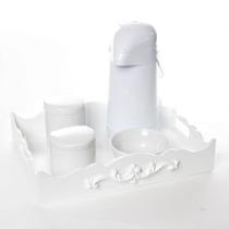 Kit Higiene Resina Arabesco Quarto Bebê Menina Menino Kit Higiene Resina Arabesco Quarto Bebê Menina Menino