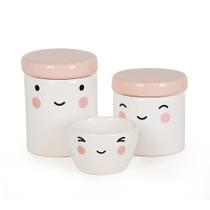 Kit Higiene Rostinhos Rosa Claro