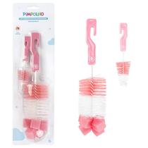 Kit Higienizador De Mamadeiras Com Esponja Menino Menina - Pimpolho Baby Kit Higienizador De Mamadeiras Com Esponja Menino Menina - Pimpolho Baby