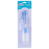 Kit Higienizador De Mamadeiras Pimpolho Azul 92041 Kit Higienizador De Mamadeiras Pimpolho Azul 92041