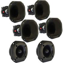 Kit Hiken 4 Driver 2 Tweeter 4 Cone Curto 600 Rms Som Kit Hiken 4 Driver 2 Tweeter 4 Cone Curto 600 Rms Som