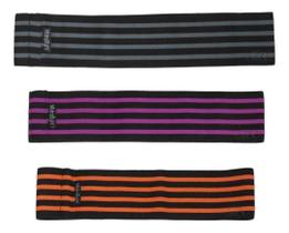 Kit Hip Band 3 Unid - Faixa Elástica Mini Band - Hidrolight