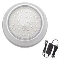 Kit Hiper Led 15W Branco Inox Frente Baixa e Fonte 2A Kit Hiper Led 15W Branco Inox Frente Baixa e Fonte 2A