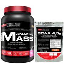 Kit Hipercalórico Amazing Mass 1,5Kg + Bcaa 4.5 1Kg