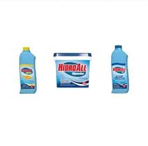 Kit Hipoclor 2,5Kg Hidroall Algicida Manutenção E HidroFloc 1L