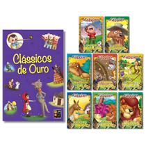 Kit Histórias Infantis - Clássicos de Ouro + Fábulas com 8 Livrinhos - Didático e Divertido Kit Histórias Infantis - Clássicos de Ouro + Fábulas com 8 Livrinhos - Didático e Divertido