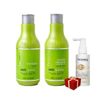 Kit Hobety Antiqueda Shampoo + Emulsão + Bifásico 300ml