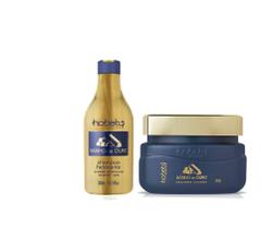 Kit Hobety Banho De Ouro Shampoo 300 Ml+ Mascara 300Gr