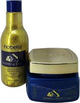 Kit Hobety Banho Ouro Shampoo 300Ml Mascara 300G Kit Hobety Banho Ouro Shampoo 300Ml Mascara 300G