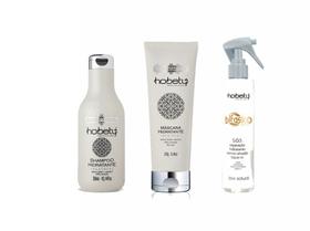Kit Hobety Bifásico+Shampoo 300Ml E Máscara Hidratante 240Gr Kit Hobety Bifásico+Shampoo 300Ml E Máscara Hidratante 240Gr