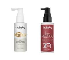 Kit Hobety Finalizadores Bifásico110Ml + Liso Imediato110Ml