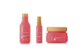 Kit Hobety Impact Hidratação Morango Shampoo+Máscara+Brilho