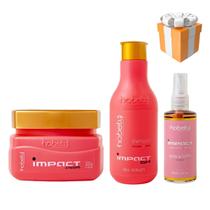 Kit Hobety Impact Hidratação Shampoo+Mascara+Spray de Brilho Kit Hobety Impact Hidratação Shampoo+Mascara+Spray de Brilho