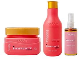Kit Hobety Impact Hidratação Shampoo+mascara+spray De Brilho Kit Hobety Impact Hidratação Shampoo+mascara+spray De Brilho