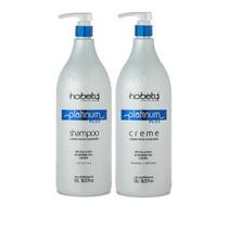 Kit Hobety Platinum Plus Shampoo 1,5Lt + Creme 1,5Lt Kit Hobety Platinum Plus Shampoo 1,5Lt + Creme 1,5Lt