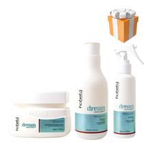 Kit Hobety Pós Química Dream Shampoo 300ml+Máscara 300g+Leave-in 150ml Kit Hobety Pós Química Dream Shampoo 300ml+Máscara 300g+Leave-in 150ml