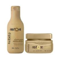 Kit Hobety Restore Line Shampoo 300ml + Mascara 300gr