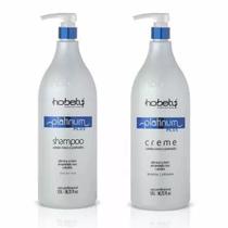 Kit Hobety Shampo Platinum Plus 1500Ml+Creme Platinum 1500Ml